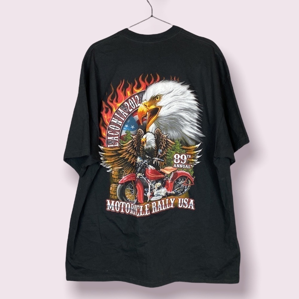 Oversized 2012 motorcycle rally tee - Picture 1 of 5